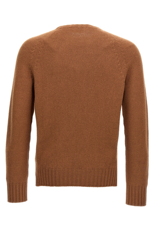 Crew-Neck Sweater Brown