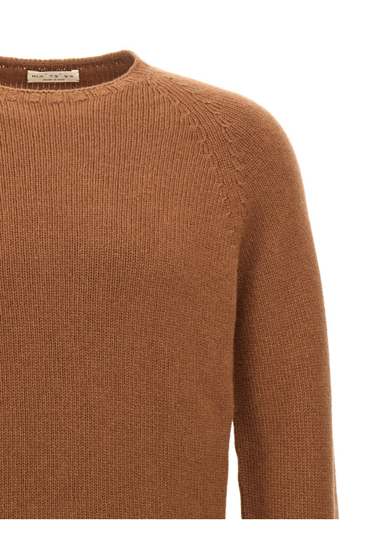 Crew-Neck Sweater Brown