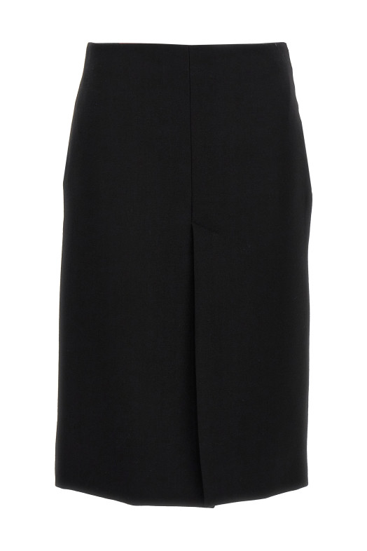 Crêpe skirt Black