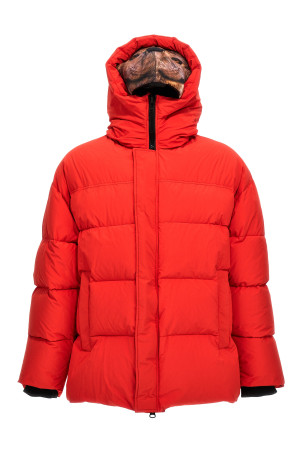 Пуховик «Animal trim» червоний 23AW04CO54RED Пуховик «Animal trim» червоний 23AW04CO54RED