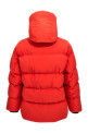 'Animal trim' down jacket Red 'Animal trim' down jacket Red