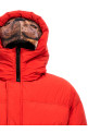 'Animal trim' down jacket Red 'Animal trim' down jacket Red