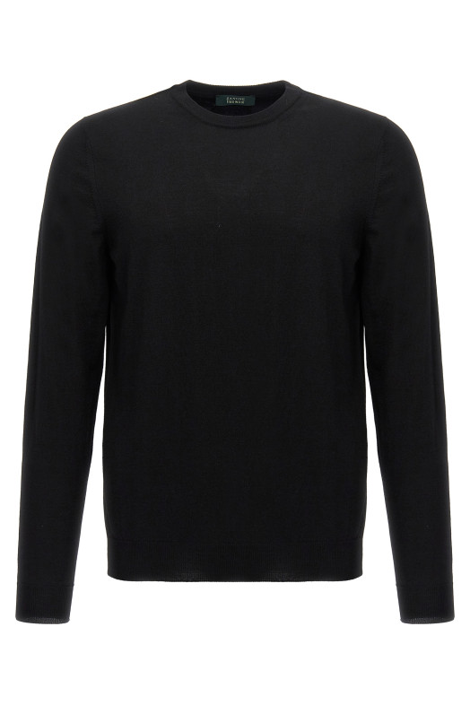 Шерстяной свитер Черный ZANONE 810104Z0290N3017
