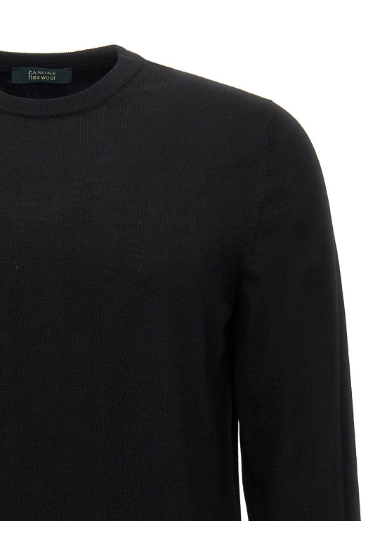 Шерстяной свитер Черный ZANONE 810104Z0290N3017