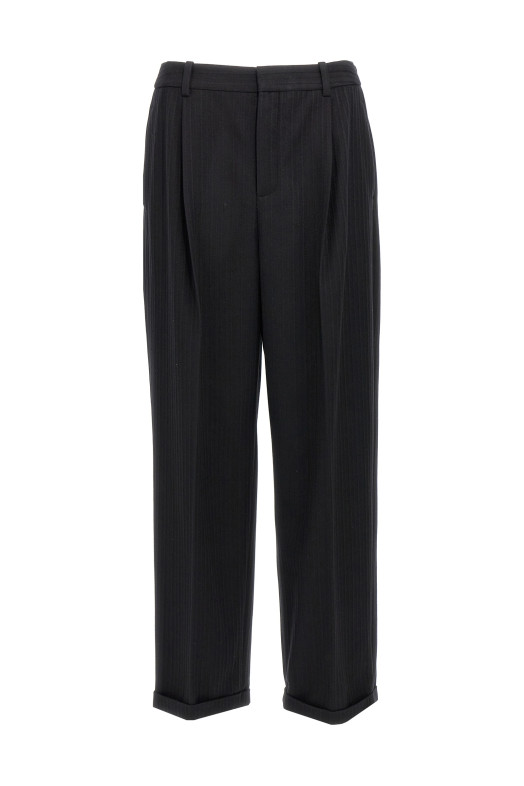 Брюки SAINT LAURENT '90' Черные 796137Y1J321000 Брюки SAINT LAURENT '90' Черные 796137Y1J321000