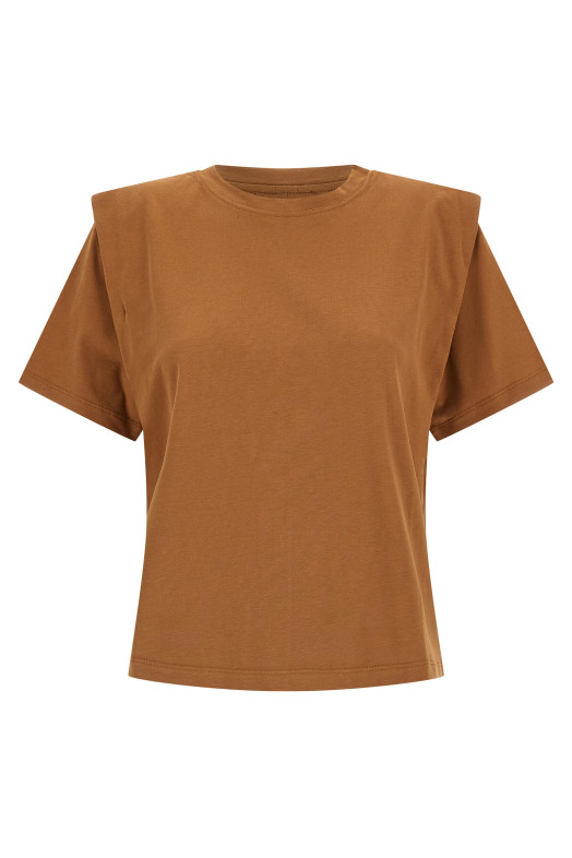 Футболка «Zelitos» коричневая TS0041FAA1N41I50CA