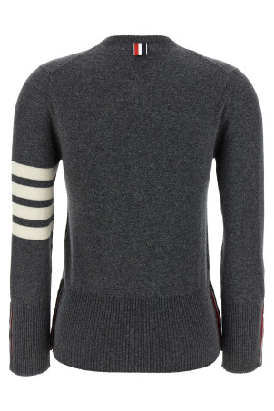 'Classic Cashmere 4-Bar' cardigan Gray