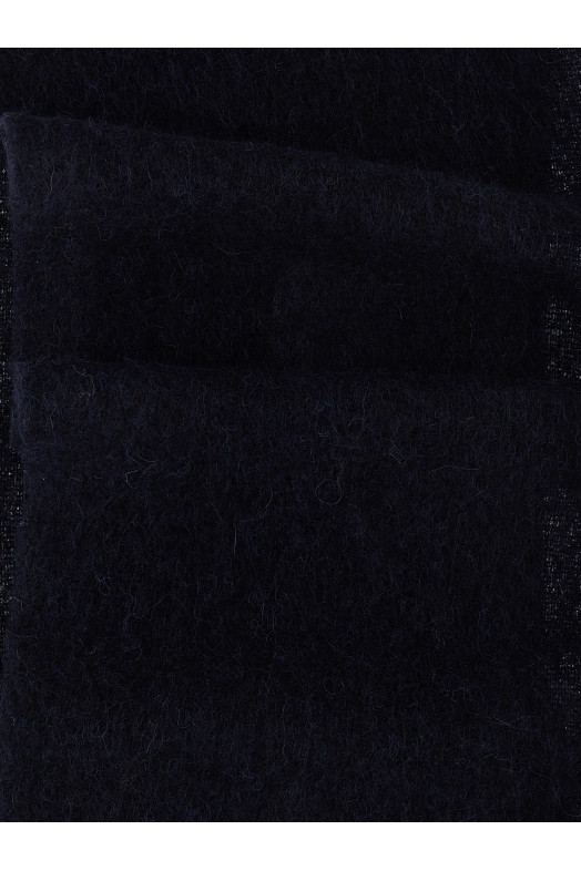 Logo patch scarf Blue