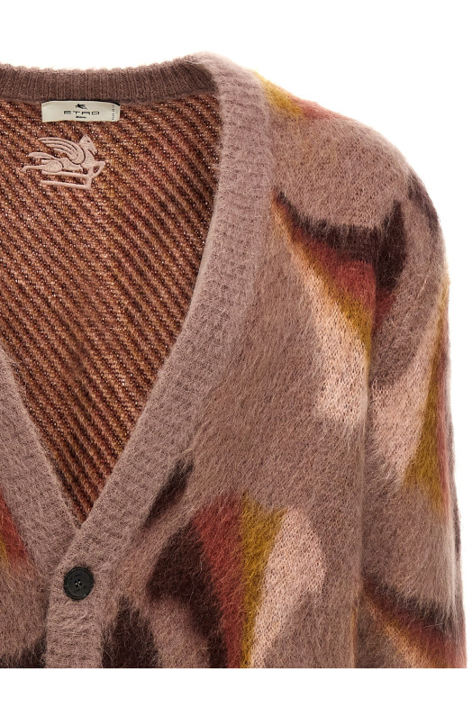 Кардиган с узором, многоцветный ETRO 1N8199296651
