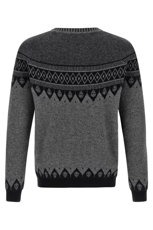 Светр «Череп» Сірий 839663Q1BD51363