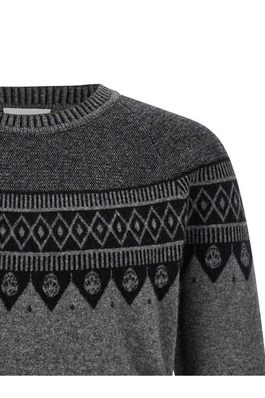 Светр «Череп» Сірий 839663Q1BD51363