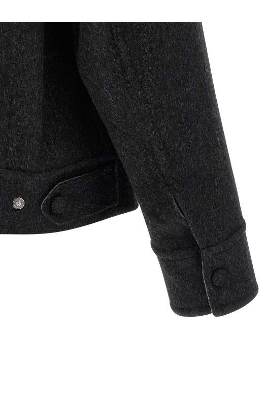 Сорочка з тканини Lenci Сіра AMI PARIS UJK847WO0009021 Сорочка з тканини Lenci Сіра AMI PARIS UJK847WO0009021