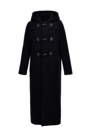 Довге пальто-монтгомері Синє PRADA SGC3611Z83F0008 Довге пальто-монтгомері Синє PRADA SGC3611Z83F0008