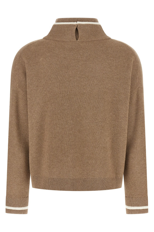 Double layer sweater Brown Double layer sweater Brown
