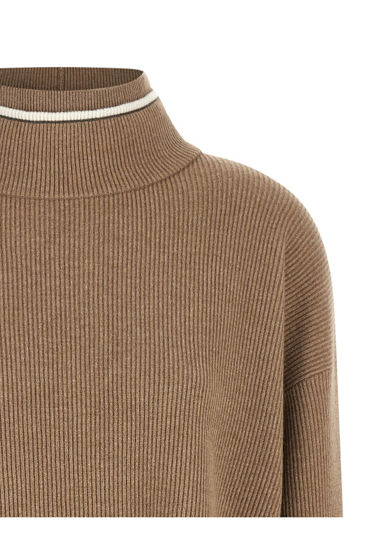Double layer sweater Brown Double layer sweater Brown
