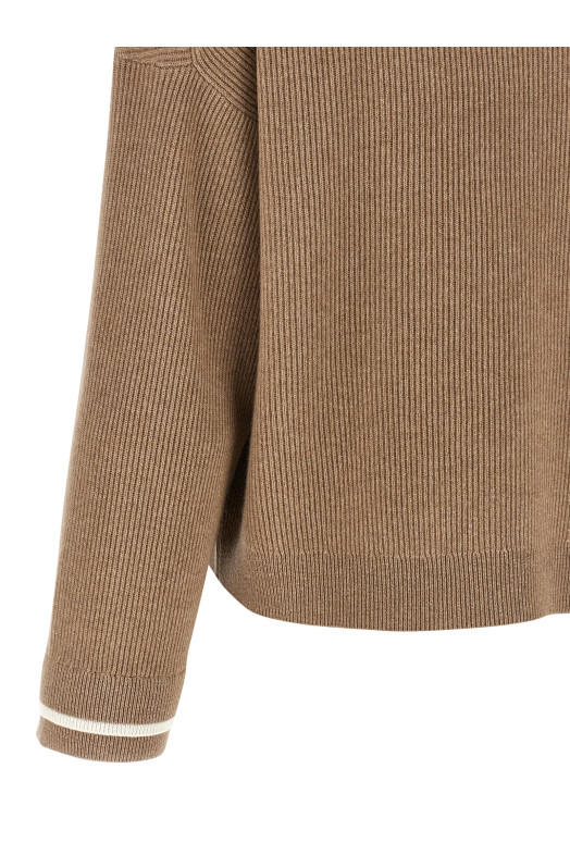 Double layer sweater Brown Double layer sweater Brown