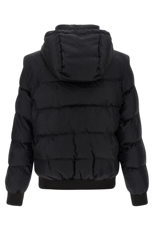 'Monogram PB Labirinto' down jacket Black 'Monogram PB Labirinto' down jacket Black