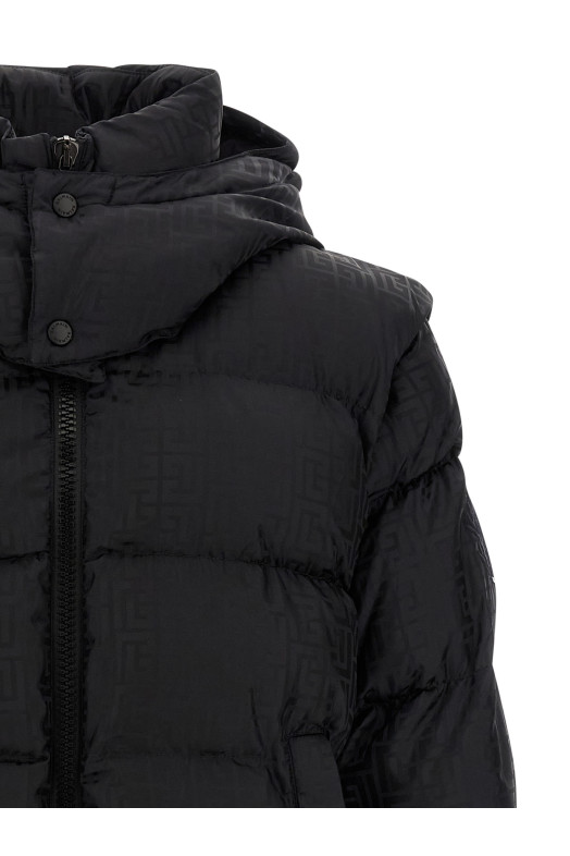 'Monogram PB Labirinto' down jacket Black 'Monogram PB Labirinto' down jacket Black