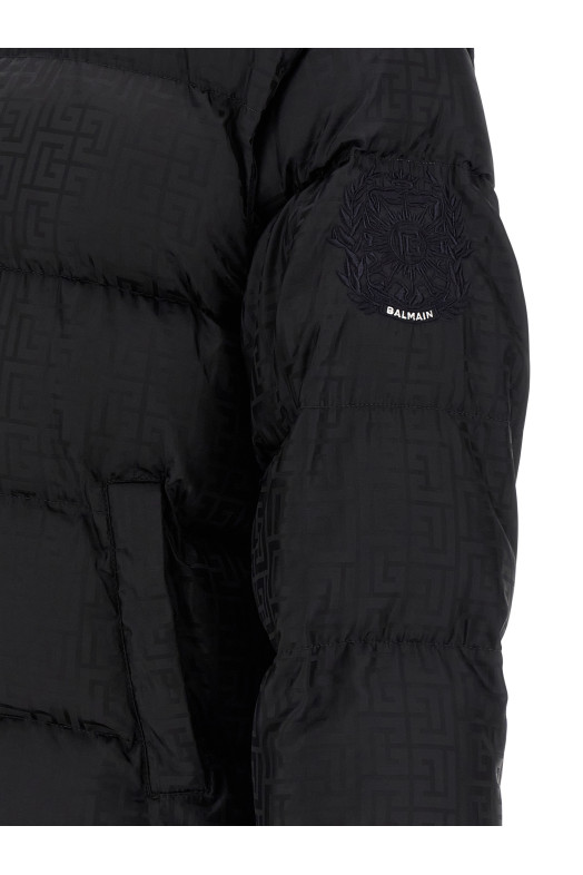 'Monogram PB Labirinto' down jacket Black 'Monogram PB Labirinto' down jacket Black
