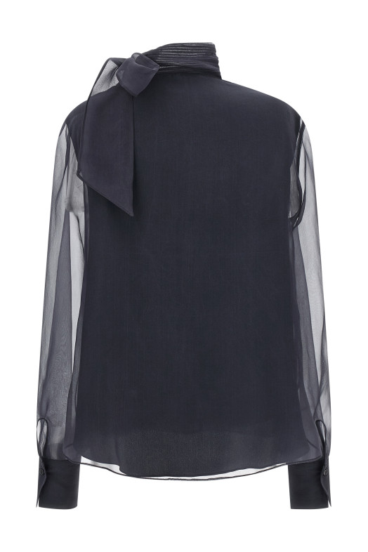 Crispy Silk blouse Gray Crispy Silk blouse Gray