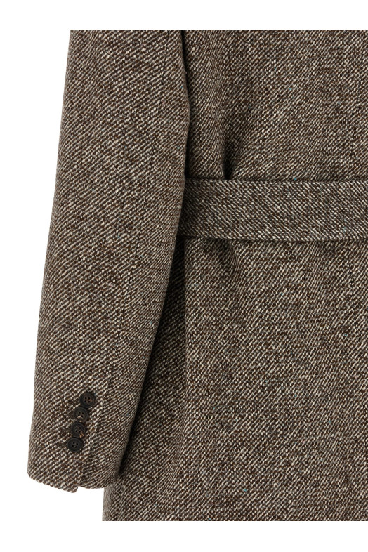 Single-breasted coat Brown Single-breasted coat Brown