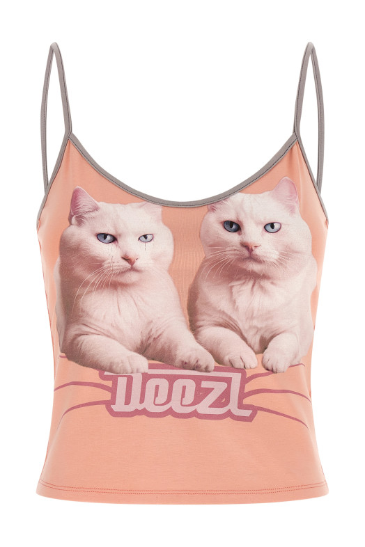 DIESEL 'T-Top-R2' верхняя часть Pink A196150HQAH38V