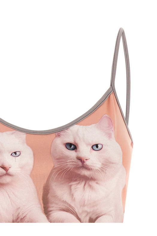 DIESEL 'T-Top-R2' верхняя часть Pink A196150HQAH38V