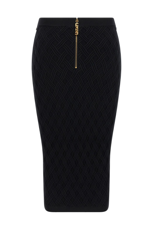 Діамантова спідниця Чорна ELISABETTA FRANCHI GK20B56E2110 Діамантова спідниця Чорна ELISABETTA FRANCHI GK20B56E2110