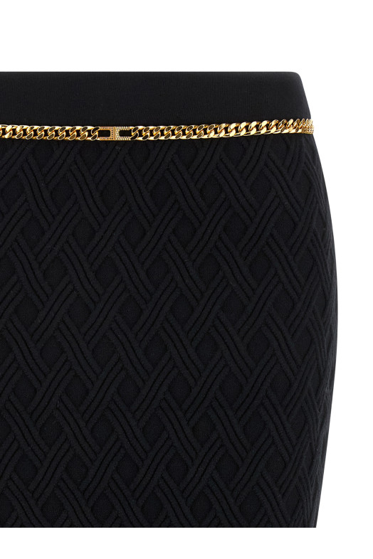 Діамантова спідниця Чорна ELISABETTA FRANCHI GK20B56E2110 Діамантова спідниця Чорна ELISABETTA FRANCHI GK20B56E2110