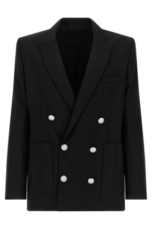 Блейзер Grain de poudre Black BALMAIN FH1SG160WC090PA Блейзер Grain de poudre Black BALMAIN FH1SG160WC090PA