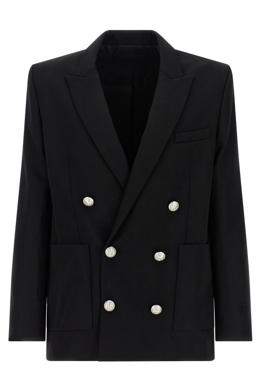 Блейзер Grain de poudre Black BALMAIN FH1SG160WC090PA Блейзер Grain de poudre Black BALMAIN FH1SG160WC090PA
