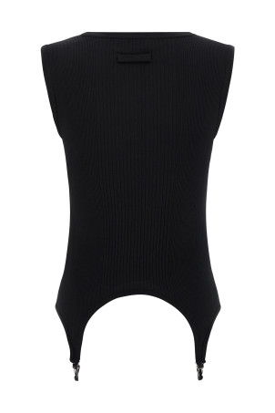 'The Black Garter' tank top Black