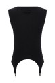 'The Black Garter' tank top Black