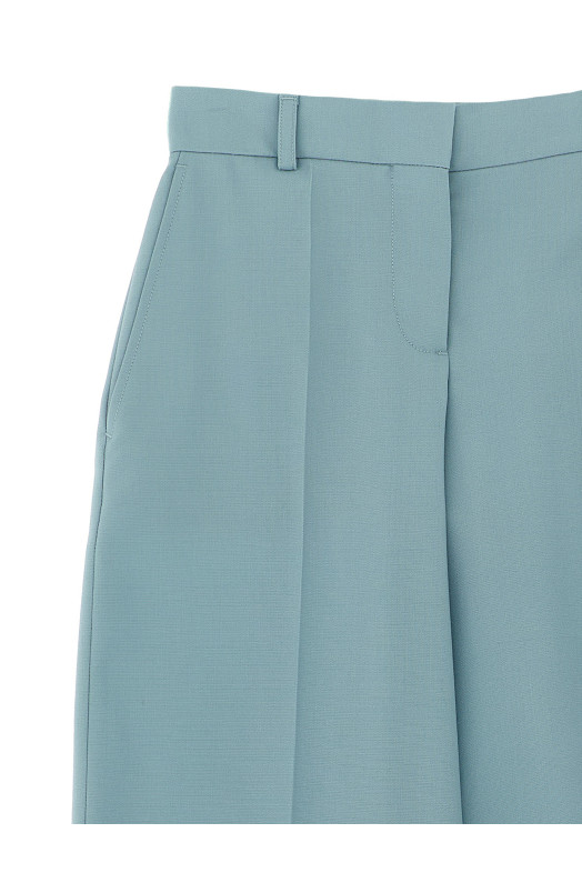 Брюки с низкой талией СИНИЙ STELLA MCCARTNEY 640302SSA363845