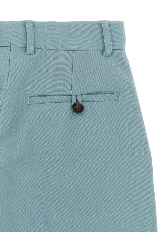 Брюки с низкой талией СИНИЙ STELLA MCCARTNEY 640302SSA363845