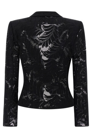 Блейзер з мереживом Чорний BALMAIN FF1SG230CG080PA Блейзер з мереживом Чорний BALMAIN FF1SG230CG080PA
