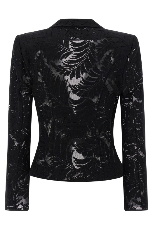 Блэйзер с кружевом Черный BALMAIN FF1SG230CG080PA