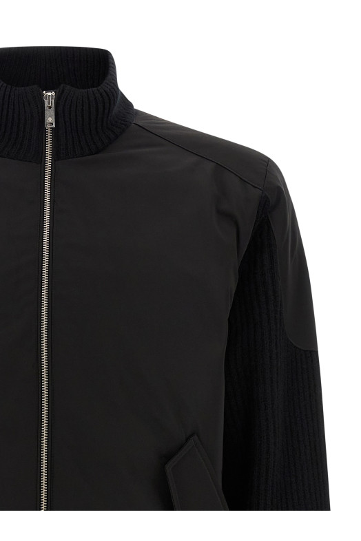'Magnus Knit Hybrid' bomber jacket Black 'Magnus Knit Hybrid' bomber jacket Black