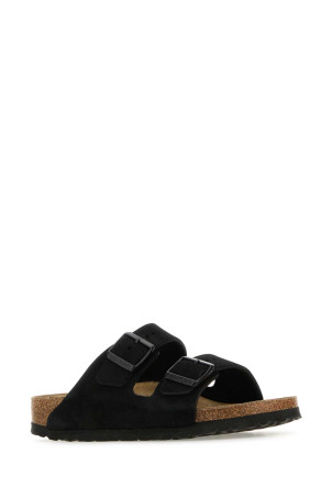 Черные замшевые тапочки Arizona Черные BIRKENSTOCK (1027164) Черные замшевые тапочки Arizona Черные BIRKENSTOCK (1027164)