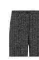 Striped wool pants Black-grey Striped wool pants Black-grey