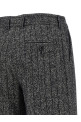 Striped wool pants Black-grey Striped wool pants Black-grey