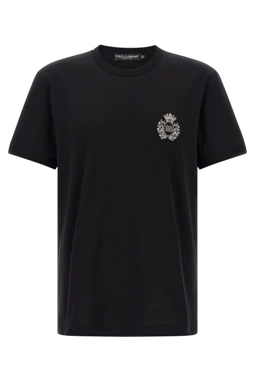 Heraldic patch t-shirt Black