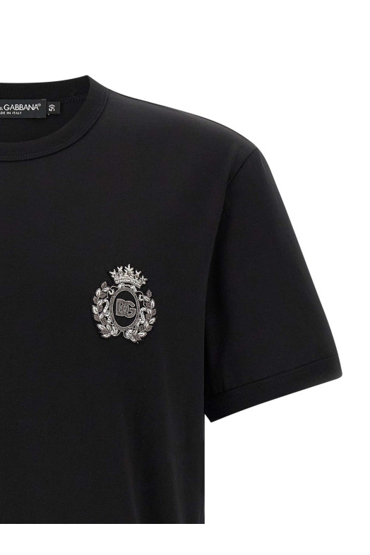 Heraldic patch t-shirt Black