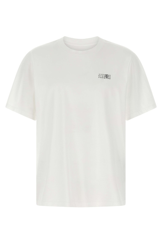 Футболка с принтом Черно-серая MM6 MAISON MARGIELA SH2GC0031M20048100 Футболка с принтом Черно-серая MM6 MAISON MARGIELA SH2GC0031M20048100