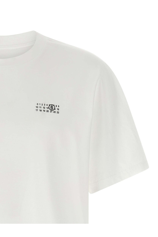 Футболка с принтом Черно-серая MM6 MAISON MARGIELA SH2GC0031M20048100 Футболка с принтом Черно-серая MM6 MAISON MARGIELA SH2GC0031M20048100