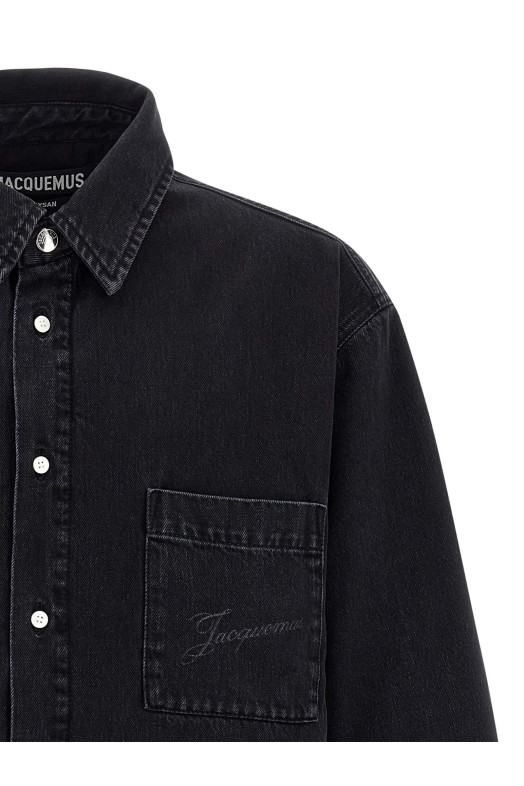 Рубашка-накидка «La Chemise Boulanger» Черная 25HOUM00115AD00019990