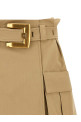 Спідниця з високою талією Бежева BALMAIN FF1LBA97CF690FK
