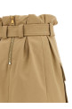 Спідниця з високою талією Бежева BALMAIN FF1LBA97CF690FK