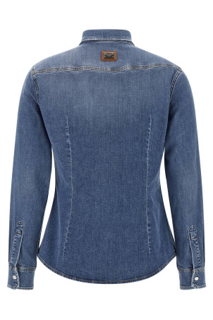Джинсовая рубашка Синяя DOLCE & GABBANA F5T64DG8NR6S9001