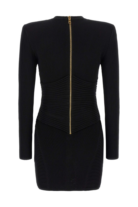 Сукня Bodycon Чорна BALMAIN FF1R9327KI510PA Сукня Bodycon Чорна BALMAIN FF1R9327KI510PA